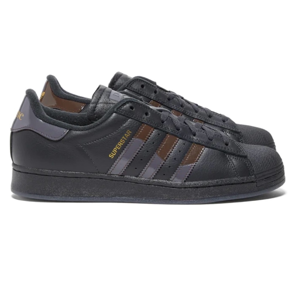 Adidas x Dime Superstar ADV Carbon Brown Skateboarding Sneakers - Picture 1 of 16